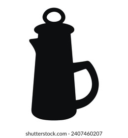 Kitchen tools silhouette, Kitchen utensils silhouette-Vector Silhouette.