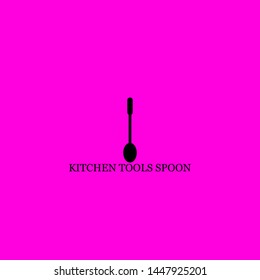 kitchen tools spoon icon sign signifier vector