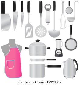 kitchen tools vector