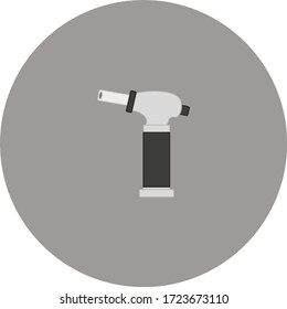 kitchen torch. illustration for web and mobile design.