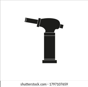 kitchen torch. illustration for web and mobile design.