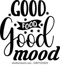 Kitchen Typography Vector art Design