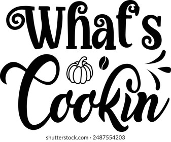 Kitchen Typography Vector art Design