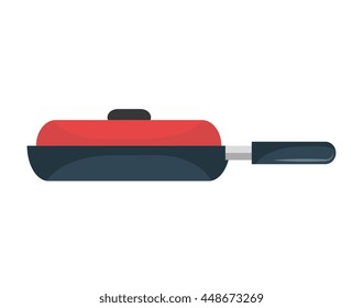 Kitchen utensil colorful icon, vector illustration graphic.