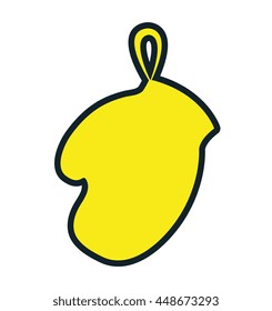 Kitchen utensil colorful icon, vector illustration graphic.