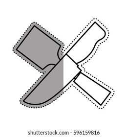 Kitchen utensil for cook icon vector illustration graphic design