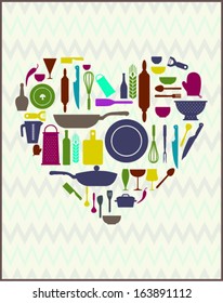 kitchen utensil design. vector illustration 