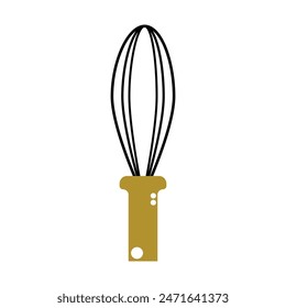 kitchen utensil egg beater vector design