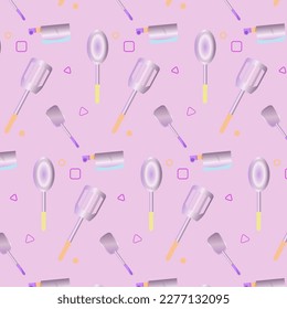 Kitchen utensil equipments pattern seamless Can be used for wallpaper, pattern fills, textile, web page background, surface textures.