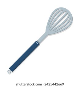 Kitchen utensil handle egg beater cartoon illustration