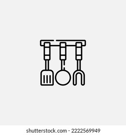 Kitchen utensil icon sign vector,Symbol, logo illustration for web and mobile