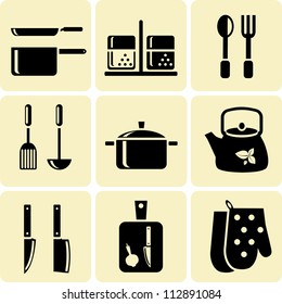 Kitchen Utensil Icons