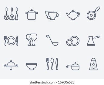 kitchen utensil icons