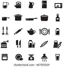 Kitchen utensil icons