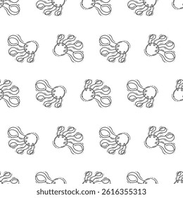 kitchen utensil pattern. kitchenware seamless pattern. doodle cooking utensil seamless pattern. doodle kitchen background