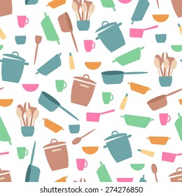 Kitchen Utensil - seamless vector pattern