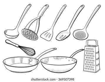 Kitchen utensil sketches