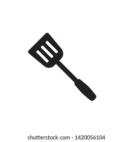 Kitchen Utensil, Kitchen, Tool, Cookware, Spatula flat icon. Editable vector 2000x2000 Pixel.