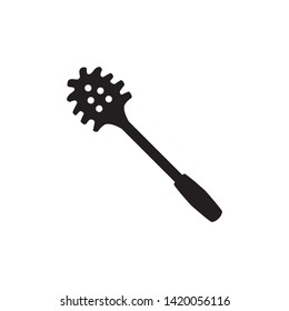 Kitchen Utensil, Kitchen, Tool, Cookware, Spatula flat icon. Editable vector 2000x2000 Pixel.