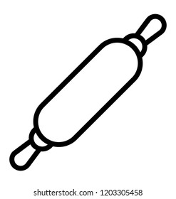 A kitchen utensil used as a dough roller 