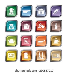 Kitchen Utensils and Appliances Icons
