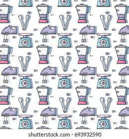 kitchen utensils background decoration design