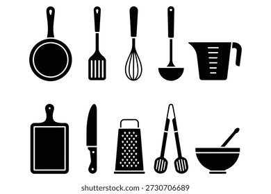 Utensílios de cozinha Coleção kitchenware cooking