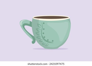 Kitchen utensils concept. Colored flat vector illustration isolated.