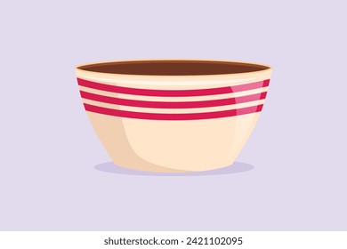 Kitchen utensils concept. Colored flat vector illustration isolated.