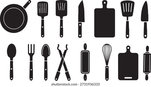 Kitchen utensils cooking tools pots