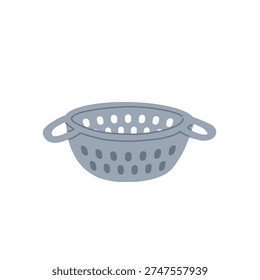 Kitchen Utensils and Cookware Set. Grater, Jars, Knives, Whisk, Colander, Teapot, Cutlery, Oven Mitt, Measuring Cup. Cooking Tools Collection Hand Drawn Vector Illustration