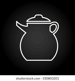 Kitchen utensils and equipment icon design, vector illustration graphic.