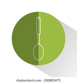 Kitchen utensils and equipment icon design, vector illustration graphic.