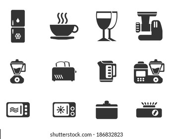 Kitchen Utensils Icon Set