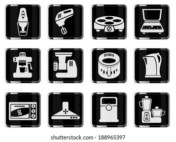 Kitchen Utensils Icon Set