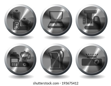Kitchen Utensils Icon Set