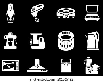 Kitchen Utensils Icon Set
