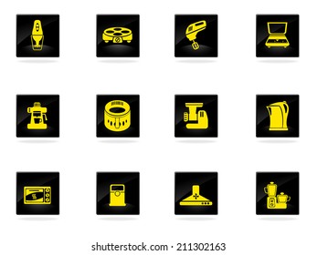 Kitchen Utensils Icon Set