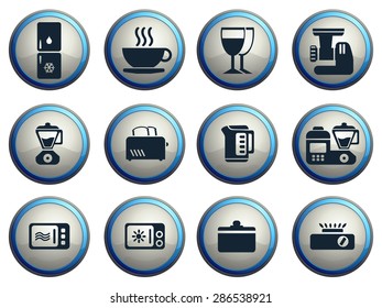 Kitchen Utensils Icon Set