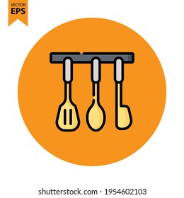 Kitchen Utensils icon vector design. Restaurant symbol for your website design, logo, app, UI. Eps10 vector illustration.