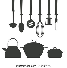 Kitchen utensils icons