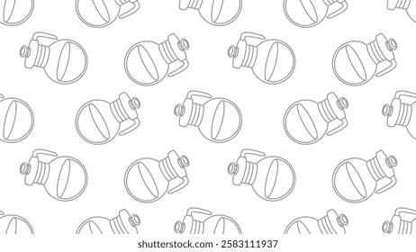 Kitchen utensils seamless pattern background. Kitchen set seamless pattern. Doodle of kitchen set, cooking utensils seamless pattern.  Perfect for fabrics, textiles, wallpaper, decor, print, packaging