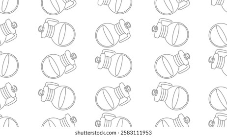 Kitchen utensils seamless pattern background. Kitchen set seamless pattern. Doodle of kitchen set, cooking utensils seamless pattern.  Perfect for fabrics, textiles, wallpaper, decor, print, packaging