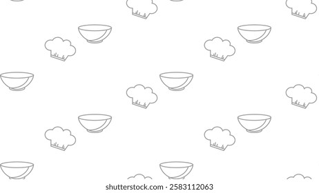 Kitchen utensils seamless pattern background. Kitchen set seamless pattern. Doodle of kitchen set, cooking utensils seamless pattern.  Perfect for fabrics, textiles, wallpaper, decor, print, packaging