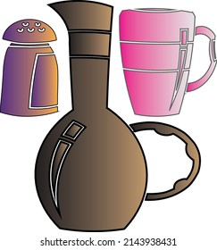 Kitchen utensils set. kitchen tools collection vectors free eps