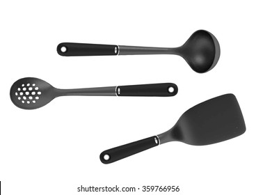 Kitchen utensils set, vector icon.