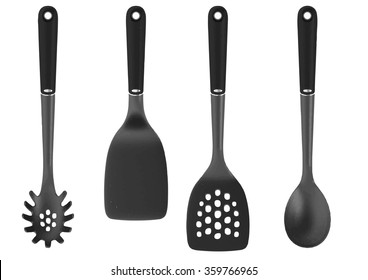 Kitchen utensils set, vector icon.