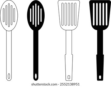 Kitchen Utensils Silhouette vector Pack 