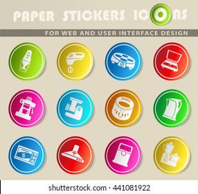 Kitchen Utensils simply symbols for web and user interface