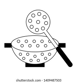 Kitchen utensils and supplies cartoons vector illustration graphic design